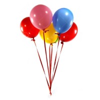 Beşli Uçan Balon Buketi
